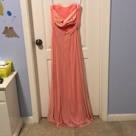 Peach prom dress - Picture 2 of 2